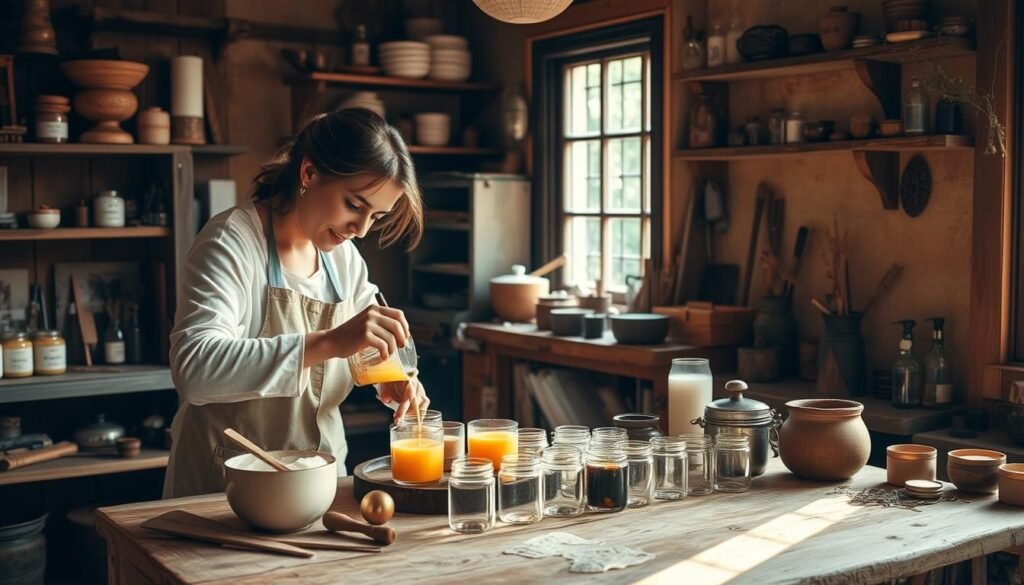 small batch candle making process