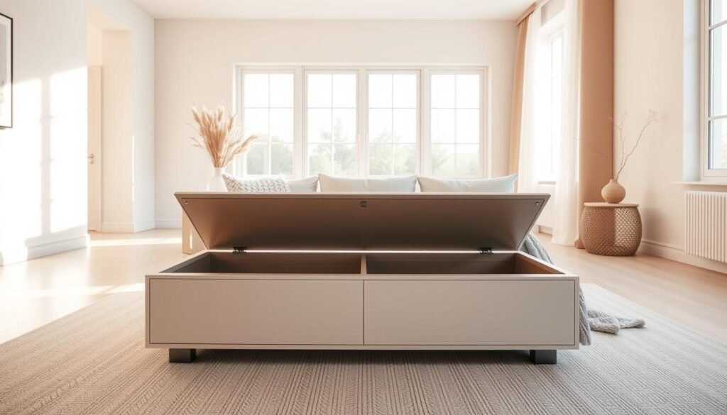 clean surfaces hidden storage design