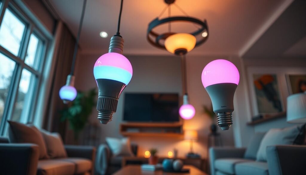 color-changing smart bulbs