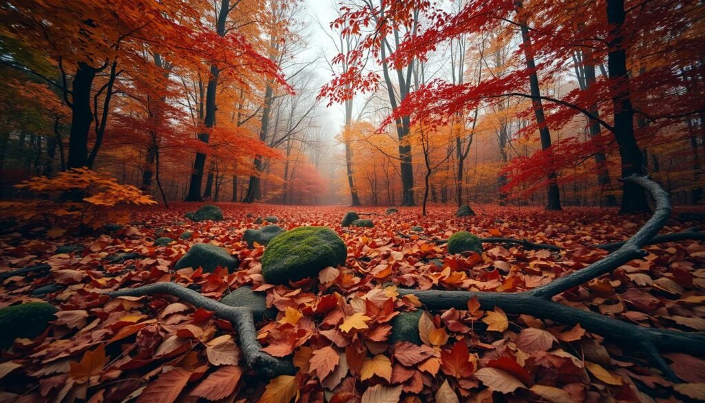 fall color palette natural textures