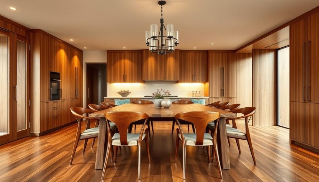 mixing wood tones cohesive look