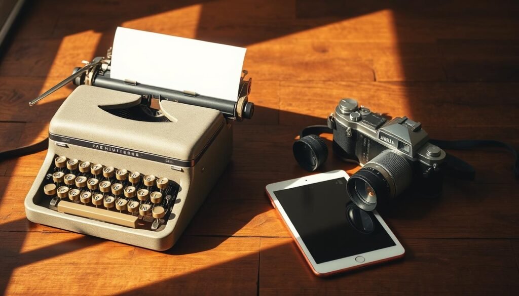 vintage-modern storytelling pieces