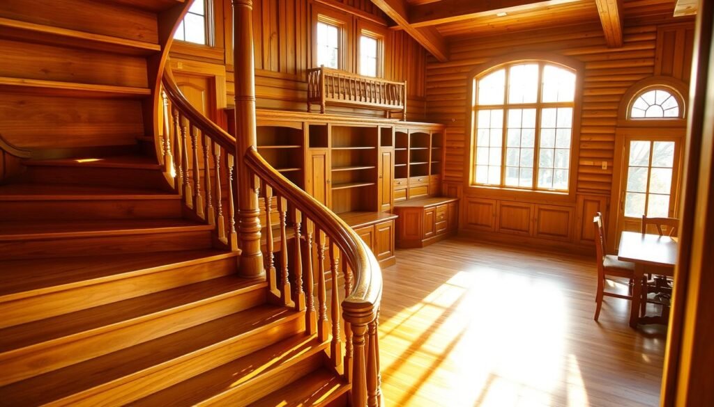 warm wood interior design steps