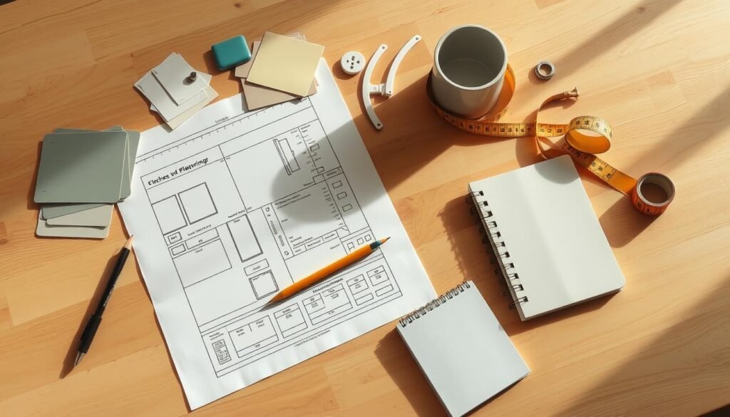 DIY project planning materials