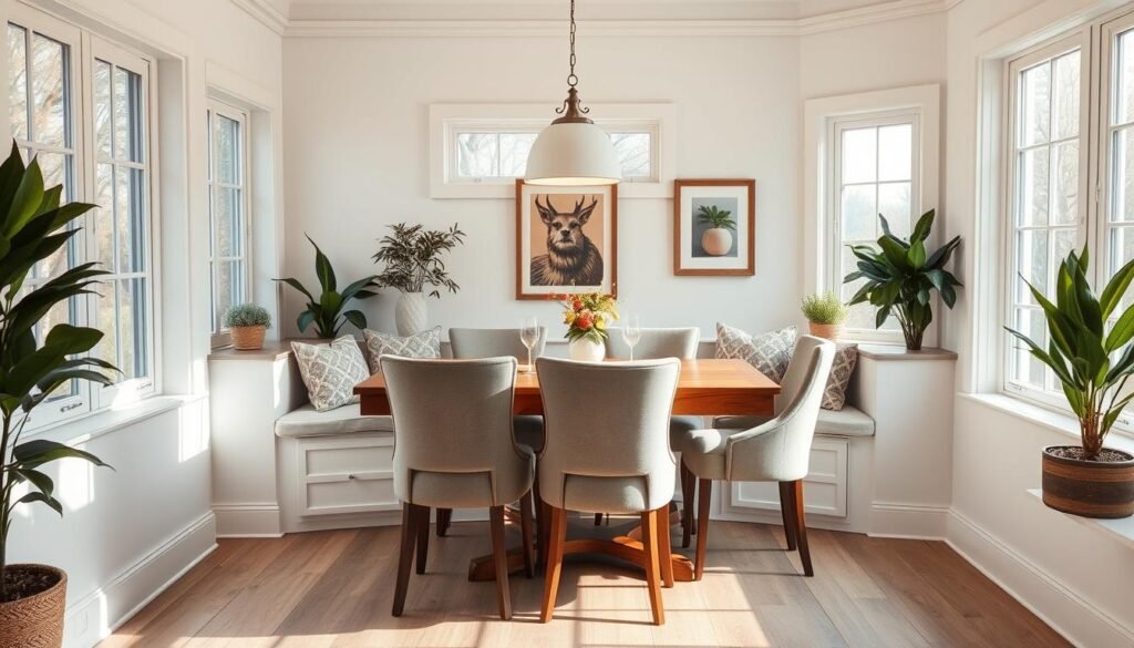 breakfast nook layout