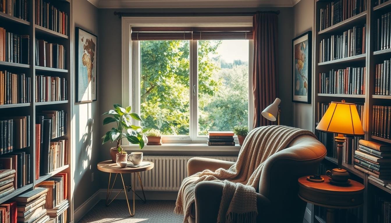 create cozy nooks and reading corners for relaxation and comfort