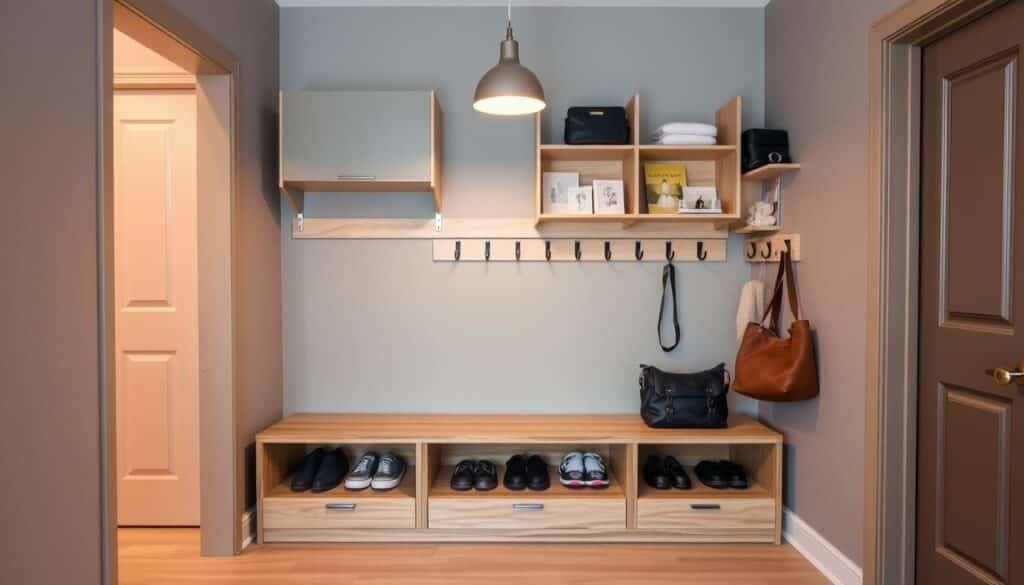 entryway storage solutions for small spaces