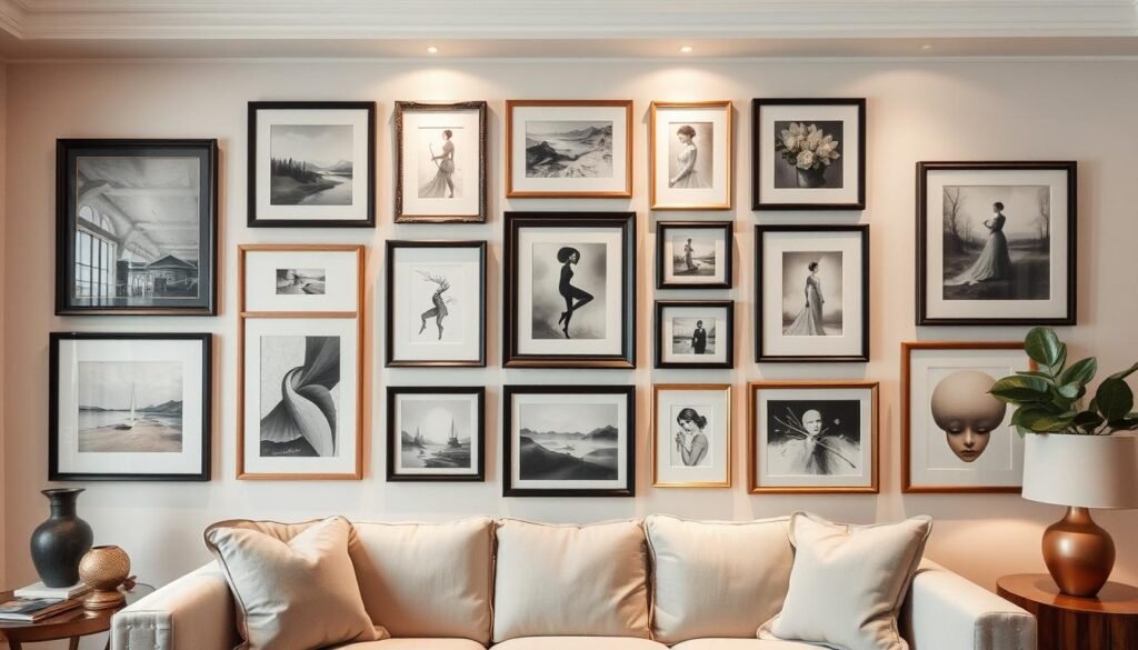 gallery wall layout ideas